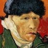 Молд силиконовый "Ухо Ван Гога"