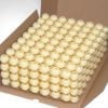 Капсулы для трюфелей из белого шоколада Callebaut - 504 Капсулы для трюфелей из белого шоколада Callebaut - 504