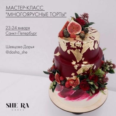 «Многоярусные торты» <b>Шевцова Дарья</b> 2019 «Многоярусные торты» <b>Шевцова Дарья</b> 2019