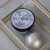 Кандурин (шиммер, глиттер) пищевой плотный Glican "Светлое серебро" - 10г