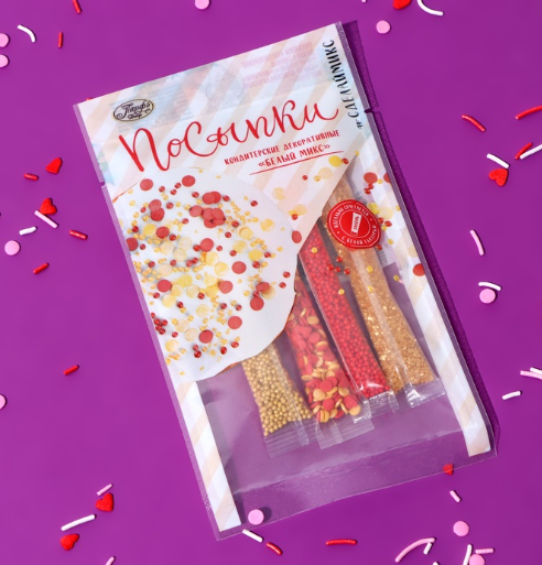 Посыпки "Белый микс", 20 г Посыпки "Белый микс", 20 г