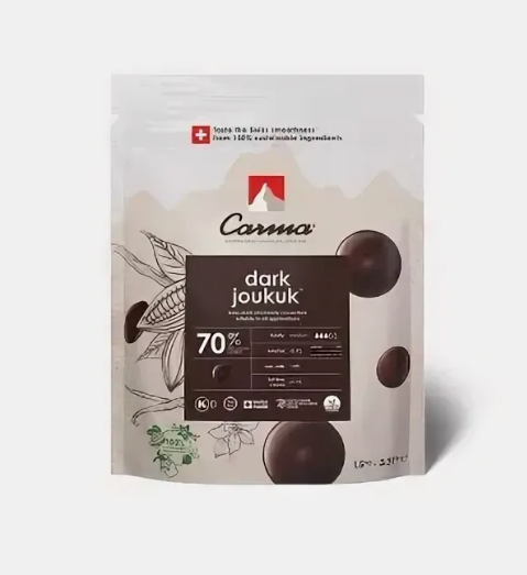 Шоколад горький Dark Joukuk 70%, "Carma", 300 г