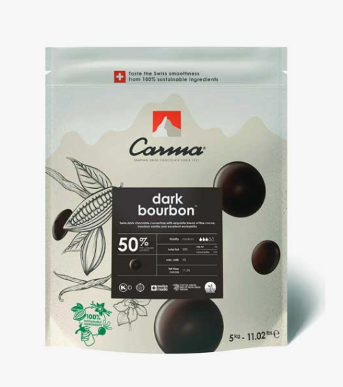 Шоколад темный Dark Bourbon 50%, "Carma", 300 г