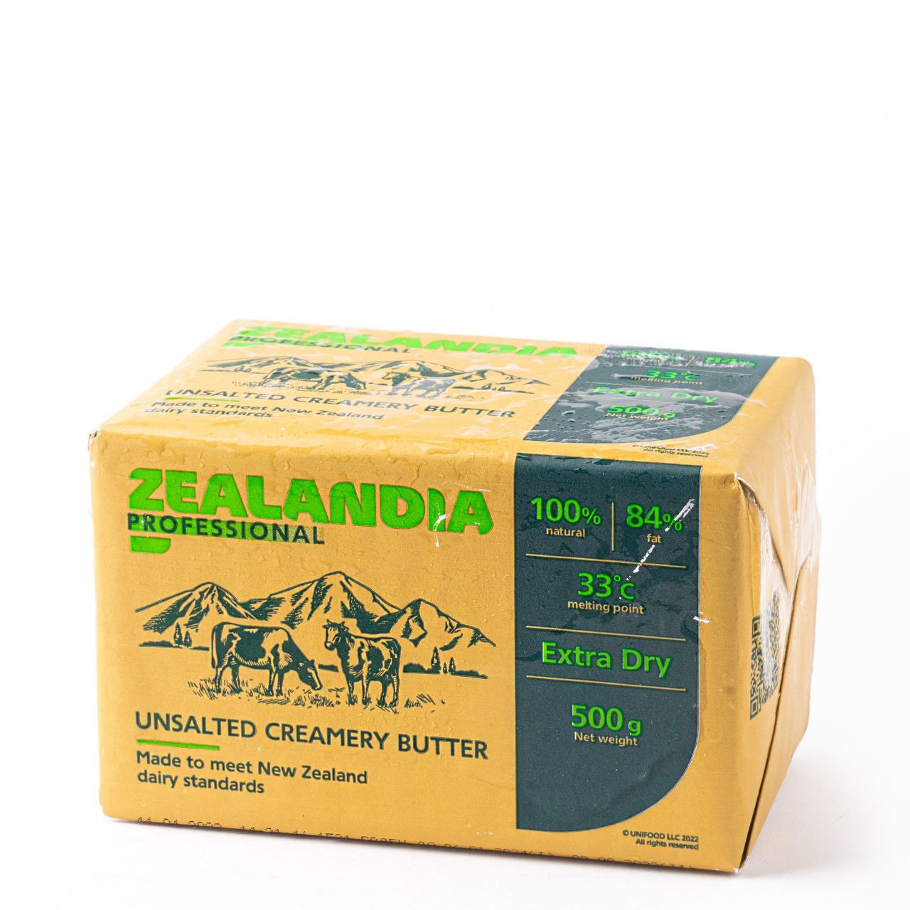Масло сладкосливочное ZEALANDIA PROFESSIONAL 84%, 500г купить в