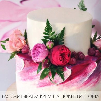 КАК РАССЧИТАТЬ КРЕМ НА ПОКРЫТИЕ ТОРТА 🎂 🧮