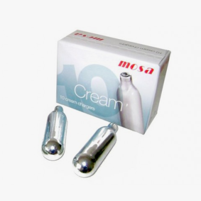 Баллоны для взбивания сливок Cream Mosa N2O — 10 шт