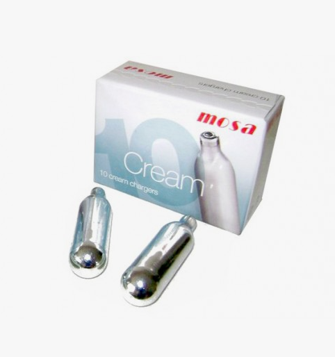 Баллоны для взбивания сливок Cream Mosa N2O — 10 шт